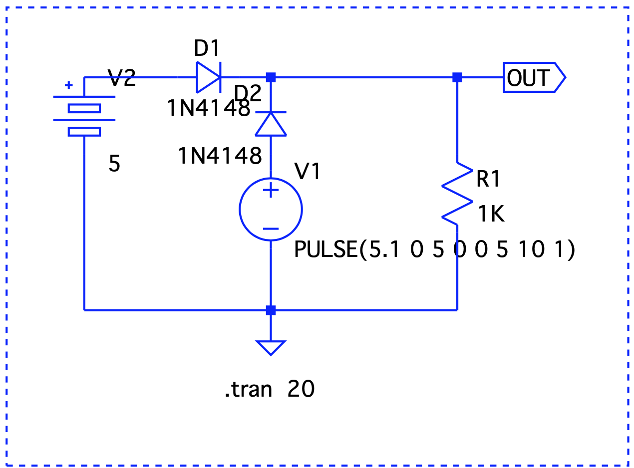 Diode as a forward switch